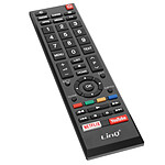 LinQ Télécommande Universelle pour Téléviseur Toshiba avec Portée 8m Noir
