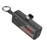 LinQ Mini Powerbank 8000mAh avec Connecteur USB-C intégré et Format Porte-Clé Noir LinQ Mini Powerbank 8000mAh avec Connecteur USB-C intégré et Format Porte-Clé Noir