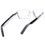 Avizar Lunettes Connectées Photochromiques Modèle Altair Forme Rectangulaire Gris