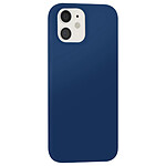 Moxie Coque pour iPhone 12 / 12 Pro Édition Color Skin en TPU avec Intérieur Doux Bleu marine