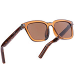 Avizar Lunettes Connectées Modèle Caeli avec Verres Solaires Filtrant UV-A / UV-B Marron