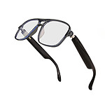 Avizar Lunettes Connectées Bluetooth Modèle Sharp avec Audio Intégré Ultra Léger Noir