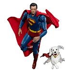 Superman (2025) - Figurine Superman & Krypto 21 cm