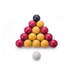 De Faugères Set de 16 Billes de Billard 50.8 mm pour Jeu Anglais 8 Pool Multicolore De Faugères Set de 16 Billes de Billard 50.8 mm pour Jeu Anglais 8 Pool Multicolore