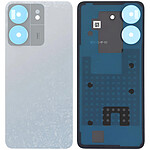 Clappio Cache Batterie pour Xiaomi Redmi 13C 4G avec Adhésif Intégré Blanc