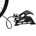 Avizar Pompe à Pied Double Cylindre avec Manomètre Analogique pour Vélo et Voiture Noir Avizar Pompe à Pied Double Cylindre avec Manomètre Analogique pour Vélo et Voiture Noir