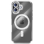 Avizar Coque pour iPhone 17 Compatible MagSafe avec Contour Strassé