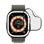 Rhinoshield Protection d'Écran 3D Apple Watch Ultra avec Applicateur Souple Antichoc Transparent