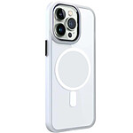 Jaym Coque Bumper pour iPhone 16 Pro Max MagSafe Antichocs Blanc