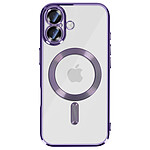 Avizar Coque pour iPhone 17 Compatible MagSafe avec Contour Chromé