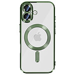 Avizar Coque pour iPhone 17 Compatible MagSafe avec Contour Chromé