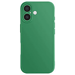 Avizar Coque pour iPhone 17 en Silicone Souple avec Renfort Bloc Caméra Vert