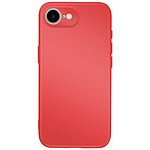 Avizar Coque pour iPhone 16e Soft-Touch en Silicone Série Fast Cover Rouge
