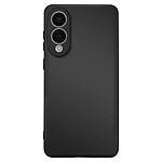 Avizar Coque pour Galaxy S25 Edge Soft-Touch en Silicone Semi-Rigide Noir