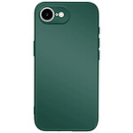 Avizar Coque pour iPhone 16e Soft-Touch en Silicone Série Fast Cover Vert foncé