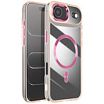 Avizar Coque pour iPhone Air Collection Cristal Color Compatible MagSafe Rose champagne Avizar Coque pour iPhone Air Collection Cristal Color Compatible MagSafe Rose champagne