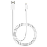 Grab 'N Go Câble USB-A vers Lightning 1m Modèle Must Havz Charge et Transfert Rapide Blanc