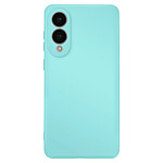 Avizar Coque pour Galaxy S25 Edge Soft-Touch en Silicone Semi-Rigide Turquoise