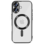 Avizar Coque pour iPhone 17 Compatible MagSafe avec Contour Chromé