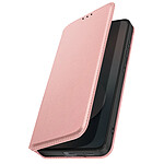 Avizar Étui Portefeuille pour Samsung Galaxy S25 FE Magnétique avec Support video Rose champagne