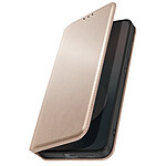 Avizar Étui Portefeuille pour Galaxy S25 FE Magnétique avec Support video Dorée