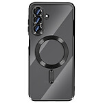 Avizar Coque pour Galaxy A17 Compatible MagSafe avec Contour Chromé Noir