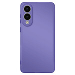 Avizar Coque pour Galaxy S25 Edge Soft-Touch en Silicone Semi-Rigide Violet