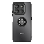 Avizar Coque pour Honor 400 Smart avec Anneau Magnétique Rotatif et Finition Givrée Noir