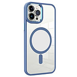Jaym Coque Bumper pour iPhone 16 Pro MagSafe Antichocs Bleu