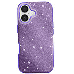 Avizar Coque pour iPhone 17 Conception Bi-Matière et Finition Pailletée