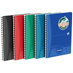 OXFORD Pack 5 Office Cahier à spirale Oceanis A5 PP ligné Assortis