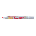 PENTEL Marqueur pour tableau blanc MW85 Pointe ogive 2 mm Rouge x 12