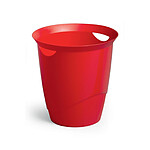 DURABLE Corbeille à papier TREND 16 litres ronde 315 mm H 330 mm Rouge