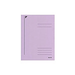 LEITZ Chemise à élastique, format A4, carton robuste coloré - Violet