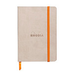 CLAIREFONTAINE RHODIARAMA Carnet souple BEIGE 10,5x14,8cm ligné 144p papier 90g fermeture élastique CLAIREFONTAINE RHODIARAMA Carnet souple BEIGE 10,5x14,8cm ligné 144p papier 90g fermeture élastique