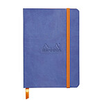 CLAIREFONTAINE RHODIARAMA Carnet souple SAPHIR 10,5x14,8cm DOT 144p papier 90g fermeture élastique