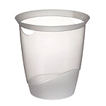 DURABLE Corbeille à papier TREND 16 litres ronde 315 mm H 330 mm Transparente