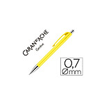 CARAN D'ACHE Porte-mine 884 infinite 0.7mm avec bouton poussoir chrome brillant - Jaune