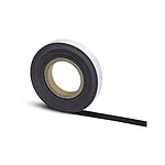 MAUL Bande magnétique auto-adhésive. 10 m x 25 mm x 1 mm