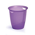 DURABLE Corbeille à papier TREND16 litres translucide Lilas x 6 DURABLE Corbeille à papier TREND16 litres translucide Lilas x 6