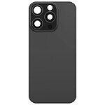 Clappio Cache Batterie de Remplacement pour iPhone 16 Pro avec Adhésif Intégré Noir