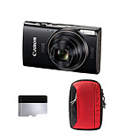 CANON Compact Ixus 285 HS A Noir + Sac + Carte SD 8Go