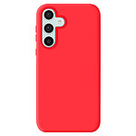 Moxie Coque pour Galaxy A34 Premium Collection Color Skin en TPU Antichoc Rouge