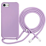 Moxie Coque pour iPhone 7 / 8 en TPU Premium Color Lace avec Cordon Tour de Cou Lilas Moxie Coque pour iPhone 7 / 8 en TPU Premium Color Lace avec Cordon Tour de Cou Lilas