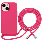 Moxie Coque pour iPhone 13 en TPU Premium Color Lace avec Cordon Tour de Cou Fuchsia Moxie Coque pour iPhone 13 en TPU Premium Color Lace avec Cordon Tour de Cou Fuchsia