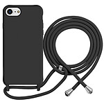 Moxie Coque pour iPhone 7 / 8 en TPU Premium Color Lace avec Cordon Tour de Cou Noir Moxie Coque pour iPhone 7 / 8 en TPU Premium Color Lace avec Cordon Tour de Cou Noir