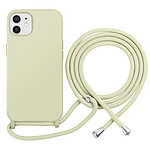 Moxie Coque pour iPhone 12 / 12 Pro en TPU Premium Color Lace avec Cordon Tour de Cou Vert pâle