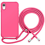 Moxie Coque pour iPhone XR en TPU Premium Color Lace avec Cordon Tour de Cou Fuchsia Moxie Coque pour iPhone XR en TPU Premium Color Lace avec Cordon Tour de Cou Fuchsia
