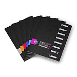 OXFORD Trieur ORGANISER FILE ETUDIANT 8 Positions + Elastique Coloris Aléatoire