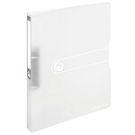 HERLITZ Classeur à anneaux 16 mm Dos de 27 mm Blanc Translucide HERLITZ Classeur à anneaux 16 mm Dos de 27 mm Blanc Translucide